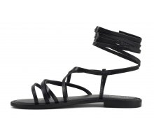Leather strappy sandal F08171824-0149 Scontati